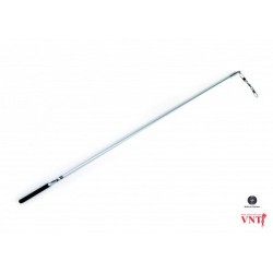 VENTURELLI ΜΟΝΟΧΡΩΜΗ ΑΓΩΝΙΣΤΙΚΗ ΜΠΑΓΚΕΤΑ ΚΟΡΔΕΛΑΣ ΡΥΘΜΙΚΗΣ GLITTER 60cm ΑΣΗΜΙ