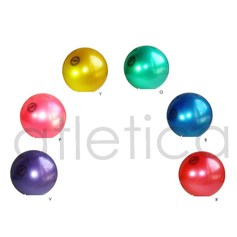 ΜΠΑΛΑ GLITTER ΜΟΝΟΧΡΩΜΗ ΜΑΖΙΚΟΥ 18cm