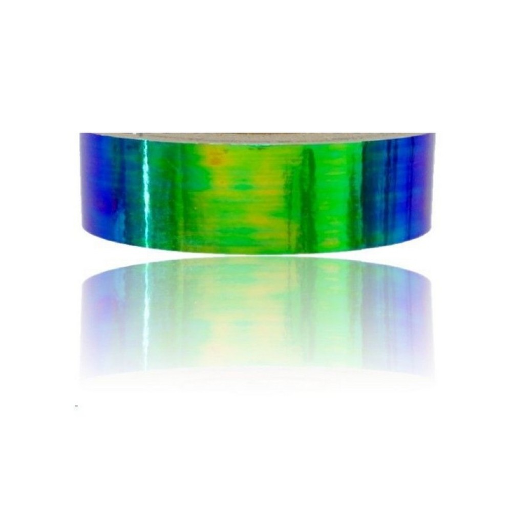 ΤΑΙΝΙΑ ΔΙΑΚΟΣΜΗΤΙΚΗ AURORA LASER ΒΙΝΥΛΙΟΥ ΜΠΛΕ-ΠΡΑΣΙΝΟ