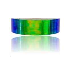 ΤΑΙΝΙΑ ΔΙΑΚΟΣΜΗΤΙΚΗ AURORA LASER ΒΙΝΥΛΙΟΥ ΜΠΛΕ-ΠΡΑΣΙΝΟ