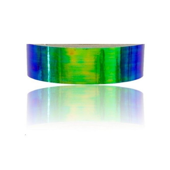 ΤΑΙΝΙΑ ΔΙΑΚΟΣΜΗΤΙΚΗ AURORA LASER ΒΙΝΥΛΙΟΥ ΜΠΛΕ-ΠΡΑΣΙΝΟ ΤΑΙΝΙΕΣ