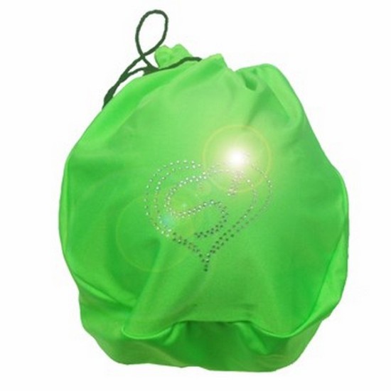 SPORTITALIA ΘΗΚΗ ΜΠΑΛΑΣ ΜΟΝΟΧΡΩΜΗ ΜΕ ΣΤΡΑΣ GF ΠΡΑΣΙΝΟ ΦΛΟΥΟ ΘΗΚΕΣ