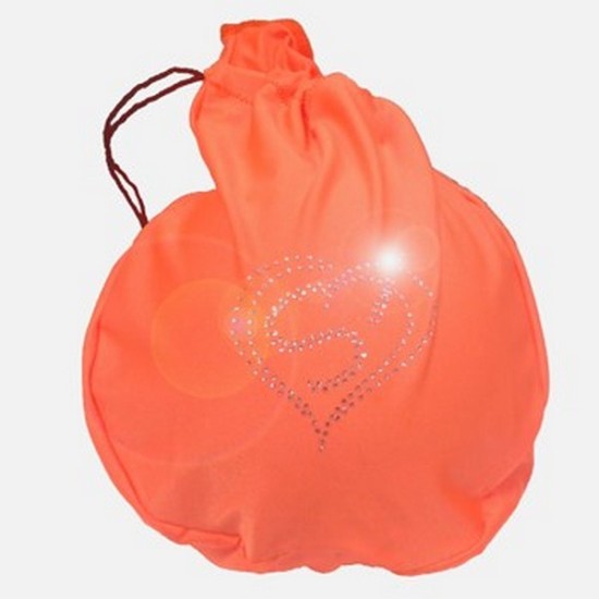 SPORTITALIA ΘΗΚΗ ΜΠΑΛΑΣ ΜΟΝΟΧΡΩΜΗ ΜΕ ΣΤΡΑΣ OF ΠΟΡΤΟΚΑΛΙ ΦΛΟΥΟ ΘΗΚΕΣ