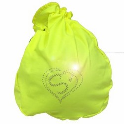 SPORTITALIA ΘΗΚΗ ΜΠΑΛΑΣ ΜΟΝΟΧΡΩΜΗ ΜΕ ΣΤΡΑΣ YF ΚΙΤΡΙΝΟ ΦΛΟΥΟ