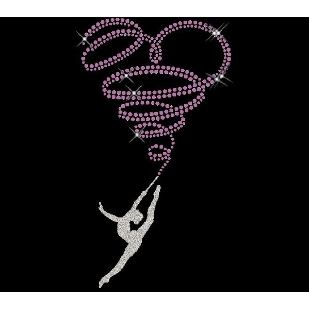 Θερμοκολλητικά στρας υφασμάτων κορδέλα 4