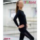 TULONI ΜΠΛΟΥΖΑΚΙ ΜΑΚΡΥΜΑΝΙΚΟ POLYESTER ΜΑΥΡΟ