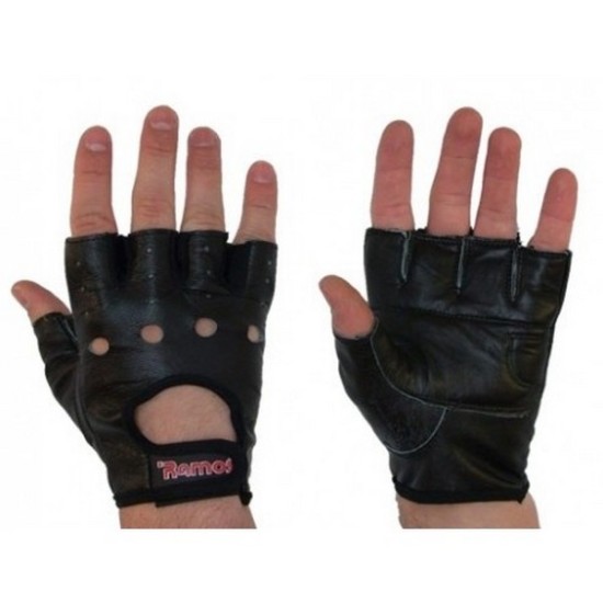 Γάντια δερμάτινα άρσης βαρών ΑΞΕΣΟΥΑΡ