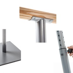 DINAMICA BALLET ΕΠΙΔΑΠΕΔΙΑ ΒΑΣΗ ΦΟΡΗΤΗ ΡΥΘΜΙΖΟΜΕΝΗ ΓΙΑ ΜΠΑΡΑ ΜΠΑΛΕΤΟΥ ΑΝΟΙΧΤΟΥ ΤΥΠΟΥ