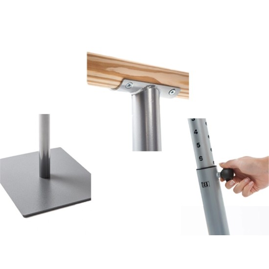 DINAMICA BALLET ΕΠΙΔΑΠΕΔΙΑ ΒΑΣΗ ΦΟΡΗΤΗ ΡΥΘΜΙΖΟΜΕΝΗ ΓΙΑ ΜΠΑΡΑ ΜΠΑΛΕΤΟΥ ΑΝΟΙΧΤΟΥ ΤΥΠΟΥ